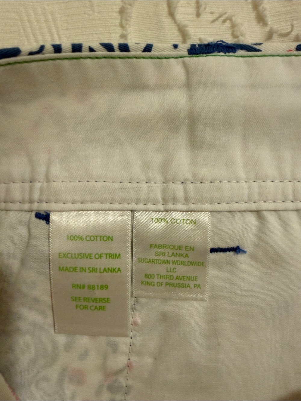 Lilly Pulitzer The Walsh Short in Indigo Star Crush Starfish Blue print - Picture 8 of 9